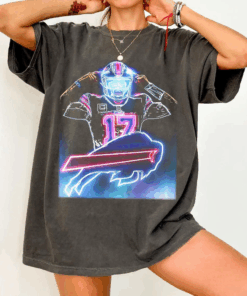 Retro Josh Allen Football T-Shirt, Josh Allen Fan Tee, God Bless Go Bill, Bill Football Shirt