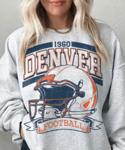 Vintage 90s Style Vintage Denver Football Style Sweatshirt, Retro Denver Football Crewneck, Denver Broncos Fans Gift, Sunday Football