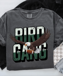 Bird Gang Shirt, Philadelphia T-Shirt, Distressed Bird Gang Tee, Game Day Shirt, Football Gift, Kids Top