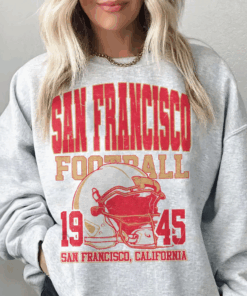 Vintage 90s San Francisco Football Vintage Style T-Shirt, San Francisco Football Sweatshirt, San Francisco Football Crewneck