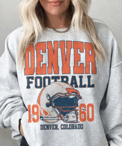 Vintage 90s Style Vintage Denver Football Style Sweatshirt, Retro Denver Football Crewneck, Denver Broncos Fans Gift, Sunday Football