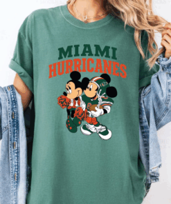 Miami Hurricanes Football Fan Tee, Game Day Graphic T-Shirt, College Sports Tailgate Shirt, University of Miami Hurricanes Top