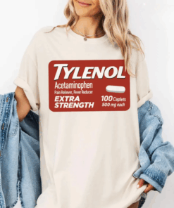 Tylenol Shirt, Tylenol Does Not Cause Autism T-Shirt, Anti-Trump, Anti-RFK Tee, ASD Support, Neurodiversity For Dummies Top