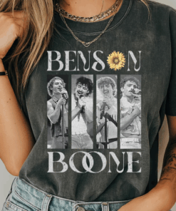 Benson Boone Shirt, Music Tour Fan Tee, Pop Concert Outfit, Trendy Fan Top