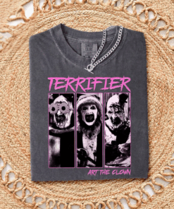 Art The Clown Terrifier Homage Shirt, Scary Horror Clown T-Shirt, Creepy Heart Hands Tee, Spooky Slasher Fan Gift Unisex, Love Art Top