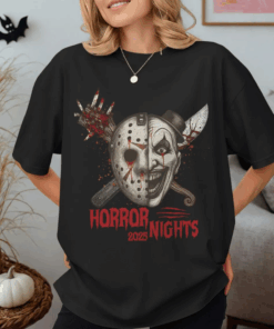 Halloween Horror Night Tshirt, Freddy Krueger T-Shirt, Jason Voorhees Shirt, Halloween Movie Tee, Horror Friends Tops