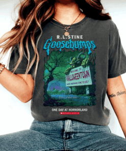 R.L.Stine Goosebumps T-Shirt, Horrorland Top, Goosebumps Halloween Tee, Halloween Party, Horror Movie Shirt