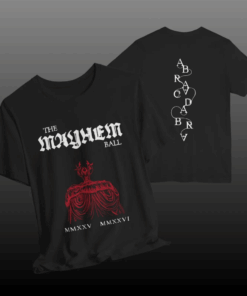 Mayhem Ball Red Dress T-Shirt, Mayhem Ball Abra-Ca-Dabra, Mayhem Tour Shirt, Little Monster Gift