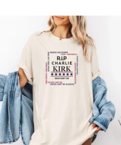 Charlie Kirk Shirt, Ideas Don’t Die Top, Oversized Graphic Tee, Free Speech Political Statement T-Shirt