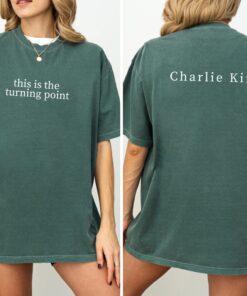 Charlie Kirk T-Shirt – "This Is The Turning Point Quote" Shirt, Political Statement Tee, Patriotic Protest Top