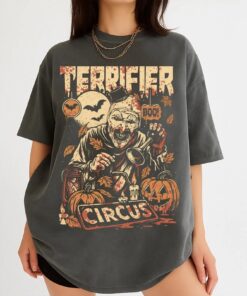 Terrifier Art The Clown Shirt, Horror Movie Tshirt, Scary Clown Tee, Horror Fan Gift Unisex, Scary Horror Clown T-Shirt