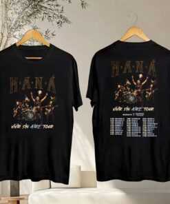 Mana Band Tour 2025 T-Shirt, Maná Vivir Sin Aire Tour 2025 Shirt, Latin Rock Mana Tee, Maná Fan Gift, Mana Merch, Graphic Mana Top