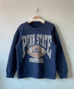 Vintage 90s Penn State Sweatshirt: Retro Football Crewneck