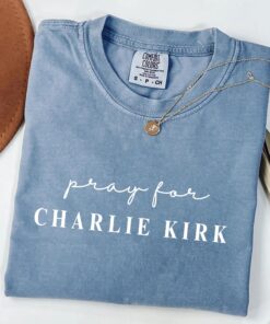 Pray for Charlie Kirk Shirt, Faith-Based Unisex Tee