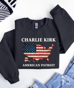 Charlie Kirk Sweatshirt, A True Patriot Sweat, Christian Sweatshirt, Faith Based Unisex Sweat, Activist Sweat, Charlie Kirk Sweat, USA Flag