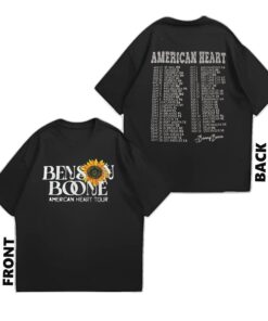 Benson Boone American Heart Tour 2025 Merch T-Shirt