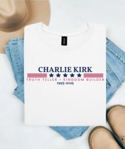 Charlie Kirk Shirt - Truth Teller - Kingdom Builder - FUNDRAISER - Softstyle T-Shirt