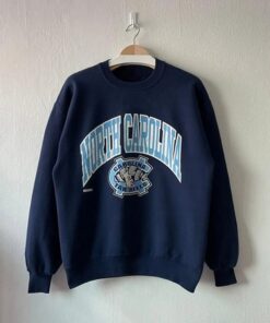 Vintage UNC Tar Heels Sweatshirt: 90s NCAA Crewneck Hoodie