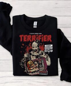 Halloween Terrifier Sweatshirt, Horror Movie Character Sweater, Halloween Shirt, Horror Movie Tops