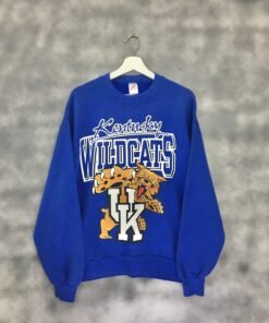 Vintage University of Kentucky Wildcats Sweatshirt, Wildcats Spirit Shirt, Retro UK Wildcats Graphic Tee, UK Football Apparel, UK College