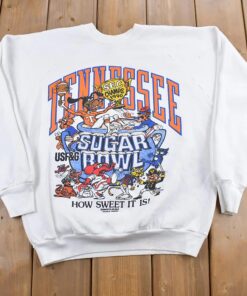 Vintage 90s Tennessee Volunteers Sweatshirt: Sugar Bowl NCAA Crewneck