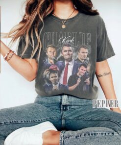 Charlie Kirk Vintage Bootleg T-Shirt, Charlie Kirk Shirt, Pray for Charlie Kirk Shirt, Justice for Charlie Shirt