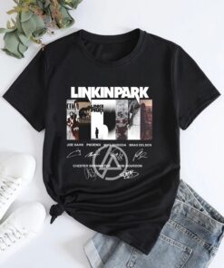 Linkin Park Rock Band Logo Shirt, Linkin Park World Tour 2025 Shirt, Linkin Park Signatures Shirt, Linkin Park Merch, Linkin Park Fan Gift
