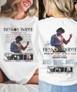 Benson Singer Boone Tour Shirt, American Hearts World Music Tour 2025 Merch Shirt, America Concert Tour Music Tshirt