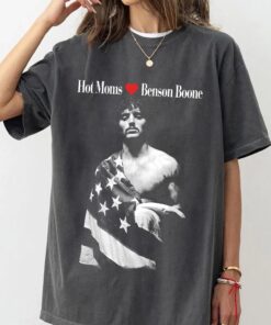 Vintage Hot Moms Love Benson Boone Shirt, Kids Benson Boone Merch, Young Benson Boone Concert, American Heart Tour, Benson Boone Tour Shirt