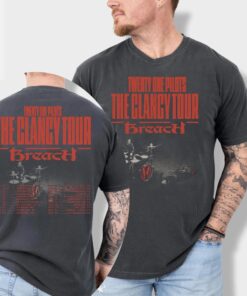 Twenty One Pilots The Clancy Tour Breach T Shirt, Band Concert Tee, Rock Merch Gift