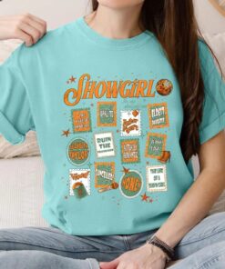 Showgirl Stamps Shirt, Showgirl T-Shirt, Eras Stamps Tee, Cute Album Symbols, Music Lover