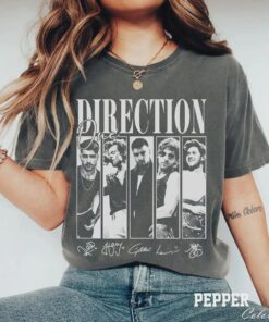 Vintage One Direction Pop Music Shirt, One Funny Direction Graphic Shirt, Retro Direction Music Album Shirt, 1D Gift For Men Women Shirt