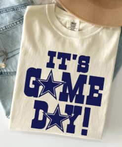 It's Game Day Cowboys Comfort Colors Shirt, Dallas Cowboys Football T-shirt, Dallas Team Shirt, American Football Shirt, Football Lover Gift