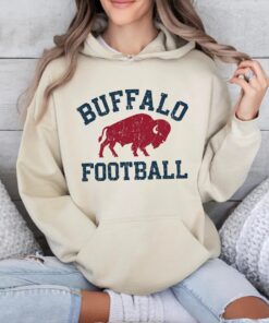 Vintage Buffalo Football Sweatshirt, Retro Bills Crewneck