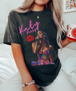 Katy Perry Concert Shirt, The Lifetime Tour Tee, Retro 90s Style Fan Merch Tshirt, Vintage Tour T-Shirt, Aesthetic Music Fan Apparel Top