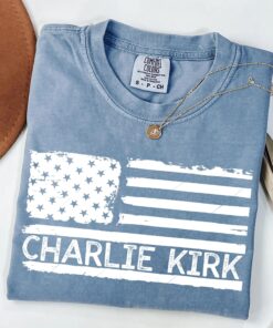 American Patriot Shirt, Charlie Kirk Memorial T-Shirt, Patriotic Charlie Kirk Tshirt, Faith-Based Tee, Political Activist Top
