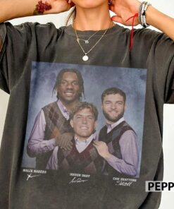 Jaxson Dart Cam Skattebo Malik Nabers Football Shirt, New York Step Bros Tee, Funny Football Gift Unisex