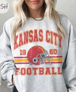 Vintage 90s Style Kansas City Football, Kansas City Football Sweatshirt, Game Day Shirt, Kansas City Fan, Kansas City Sweatshirt, Football