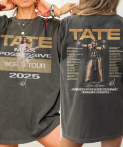 2 Sides Tate McRae Miss Possessive Tour 2025 Shirt, Tate McRae Concert Shirt, Tate McRae Merch, Tate McRae Shirt