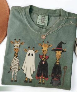 Giraffe Halloween Shirt, Funny Giraffe Boo Tee