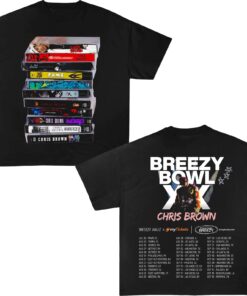 Chris Brown Albums Vintage Unisex Shirt, Concert 2025 Shirt, Chris Brown Breezy Bowl XX Graphic Tee, Music Y2k TShirt