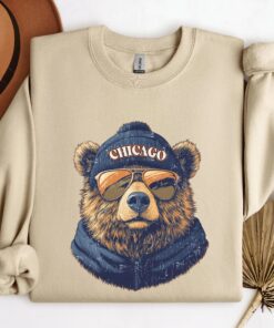 Vintage Chicago Football Sweatshirt, Trendy Fan Gifts, Game Day Apparel, Team Crewneck, Chicago Bears Fan Gear