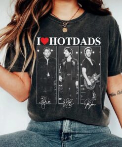 I Love Hot Dads Jonas Brothers 20th Anniversary Tour Shirt
