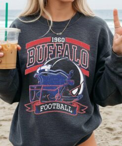 Vintage 90s Buffalo Football Vintage Sweatshirt Tee, Buffalo Bill Crewneck Sweatshirt,Buffalo New York,Buffalo Bill Fan Gift Sunday Football