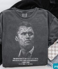 Charlie Kirk is My Hero Shirt, Charlie Kirk Assassination T-Shirt, A True Patriot Charlie Kirk Tee, Pray for Charlie Kirk Top