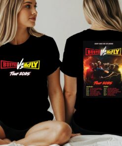 Music Concert Tee, Busted vs McFly Tshirt, McFLY Tshirt, Busted Band Tshirt, Concert Announced Tee, McFly Concert Tee, Pop rock TShirt