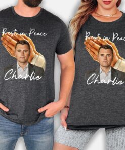 Pray for Charlie Kirk T-Shirt, Patriotic Unisex Graphic Tee
