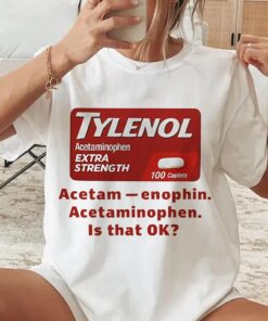 Tylenol Medicine Shirt, Pharmacist Halloween Costume Cosplay, Anti-RFK Tee, ASD Support, Anti-Trump