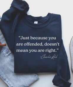 Charlie Kirk Sweatshirt, Justice for Charlie Kirk Shirt, Republican T-shirts, Human Rights Shirt, Justice Tshirt, Political Activist Shirt