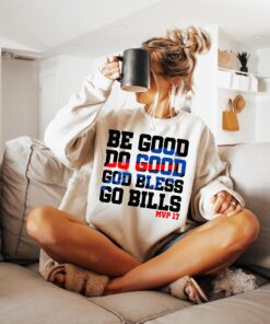 Josh Allen MVP 17 T-Shirt - Buffalo Football Sweatshirt - Bills Fan Gift - It's Good To Be A Bills Fan - Buffalo Football Apparel